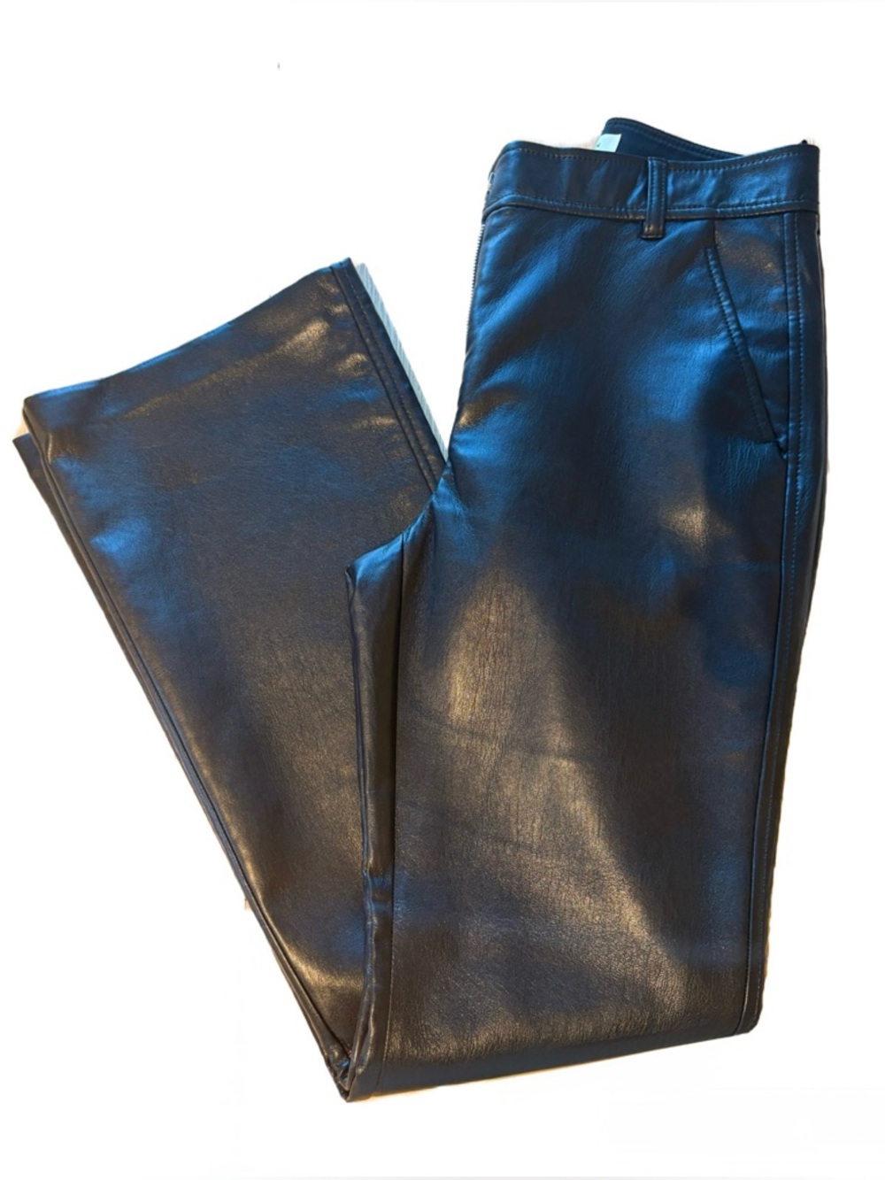 Aritzia Babaton Vegan Leather Pant in Black